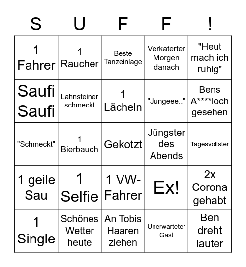 Bullshit Bingo Card