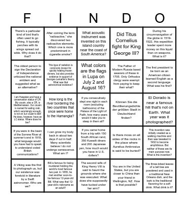 What to Keep In a Wealth of Information Bingo Card