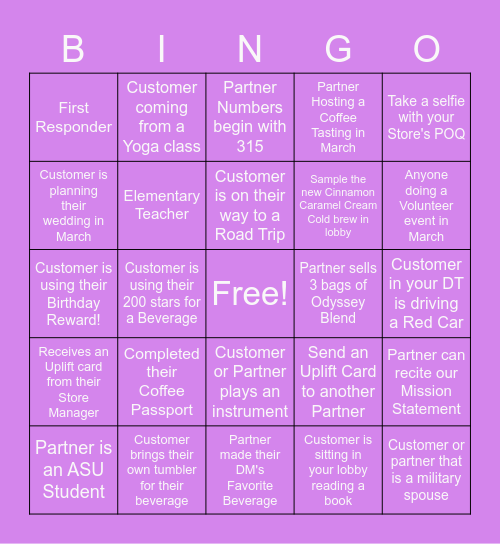 Our Power to Define Bingo Card