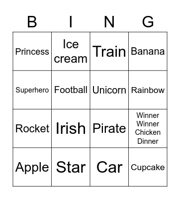 Bingo Lingo Bingo Card
