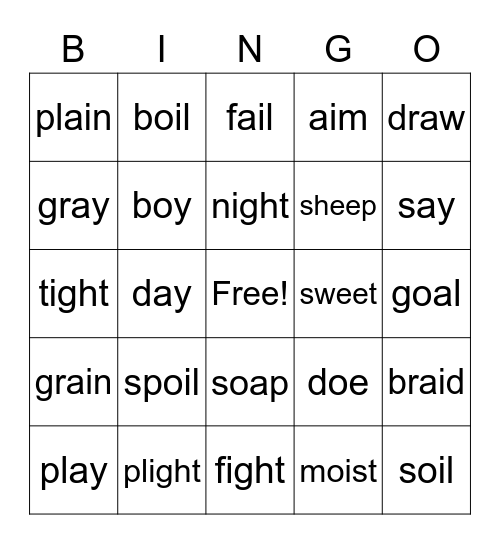 Vowel Team Bingo Vowel Team Bingo Is An Interactive And Fun Learning