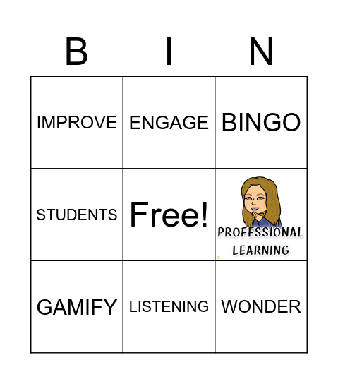 Sample Bingo Card