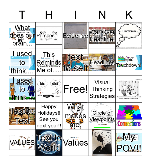 Brain Bingo  Bingo Card