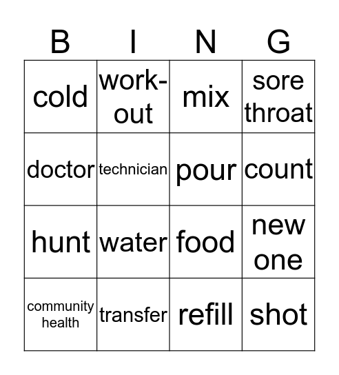 Lightning round v 1.2 Bingo Card