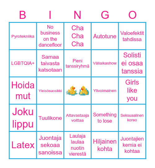 UMK-BINGO Card