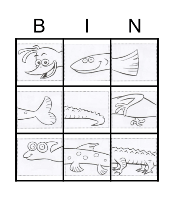 My Animal Bingo Card