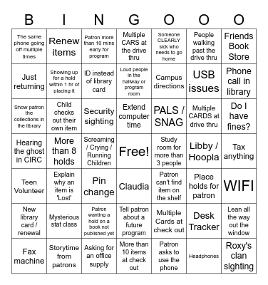 Feb 27 - March 13 Bingo Card