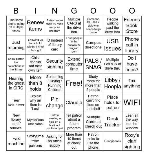 Feb 27 - March 13 Bingo Card