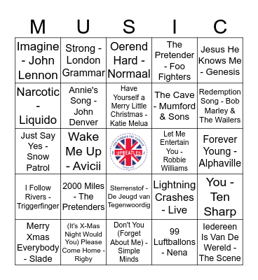 206 Bingo Card