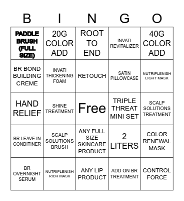 I'M FEELING LUCKY Bingo Card