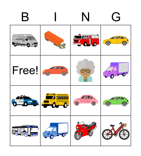 Travel Bingo - ELL Activity Bingo Card