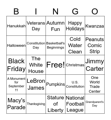 EVERY DAY EDITS Bingo Card