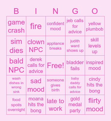 disney princess bingo Card