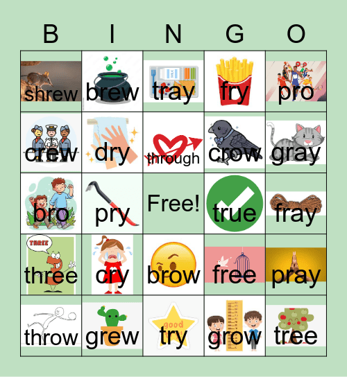 r blend bingo! Bingo Card