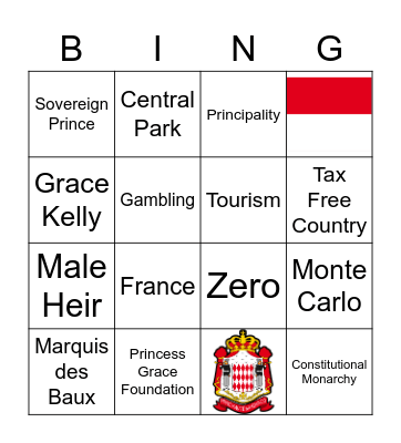 I'm Still Standing! Bingo Card