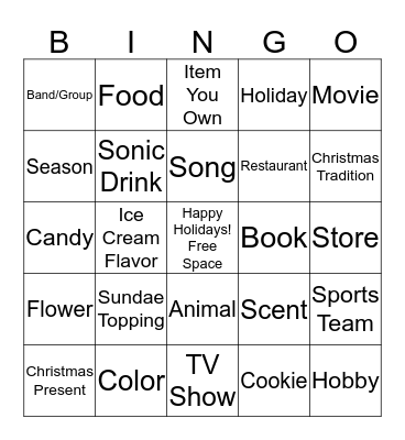 How Well Do You Know the Person Sitting Next to You Part 2 Bingo Card