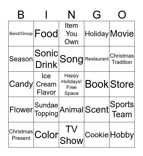 How Well Do You Know the Person Sitting Next to You Part 2 Bingo Card