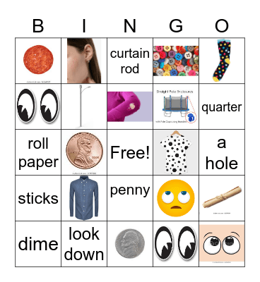 Classifier 'F' Bingo Card