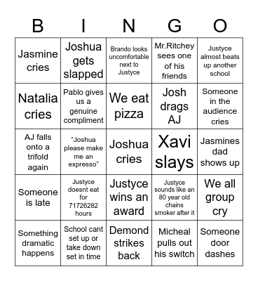Uil Bingo Card