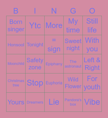 2014_Anushka Bingo Card