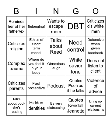 Spooky Sounds Bingo Card