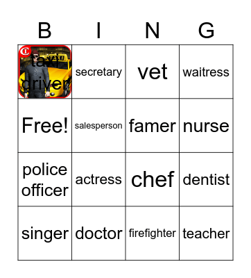 Occupation Bingo Card