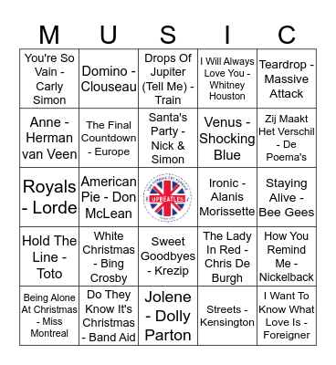 309 Bingo Card