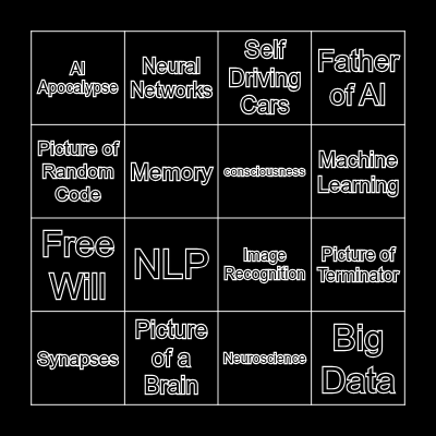 AI Bingo Card