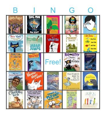 Read Across America Week Bingo Card