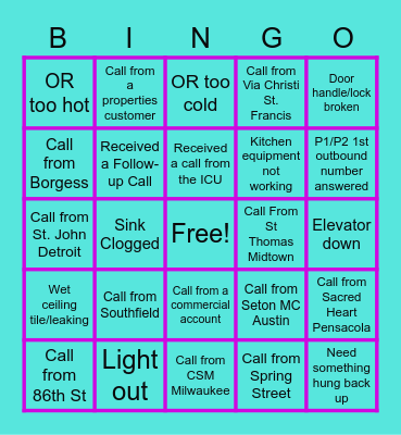 Associate Appreciation Week BINGO!! Bingo Card