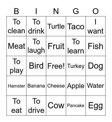 ASL BINGO Card