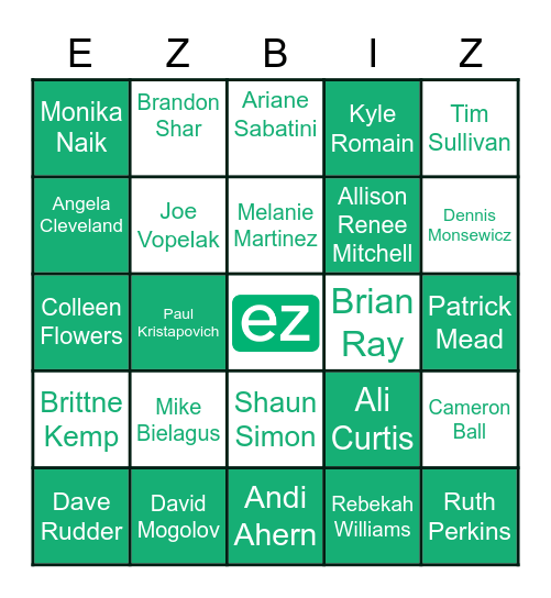 Cohort 13 Bingo Card