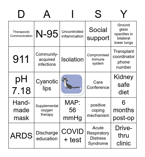 Group 2 Bingo Supreme Bingo Card