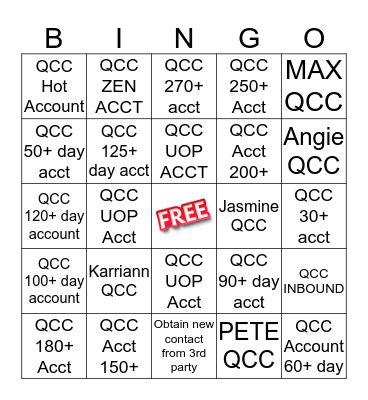 Solutions Sunday Bingo Card