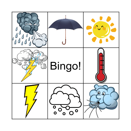 Bingo: O Tempo Bingo Card