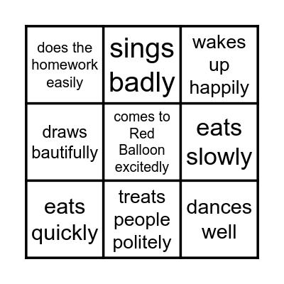 Find someone who... Bingo Card