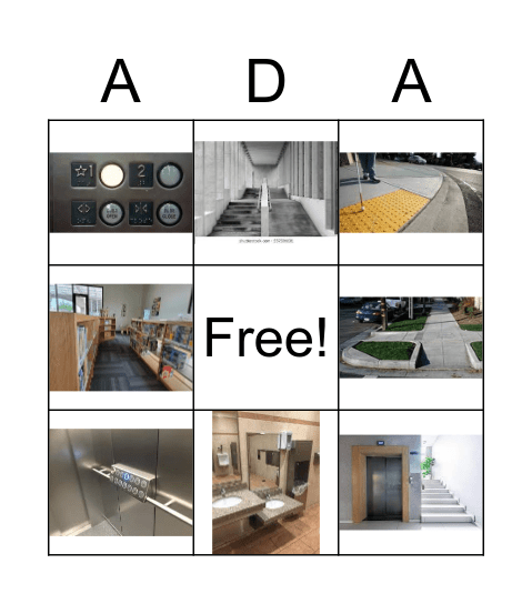 Adaptive Services - ADA Bingo Card