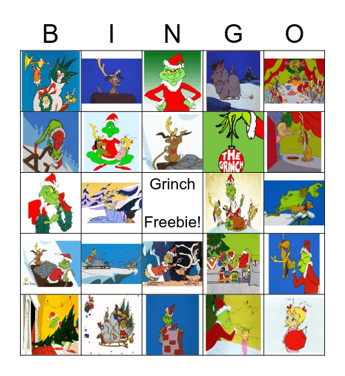 GRINCH Bingo Card