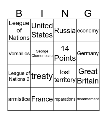 FAIL!!! Bingo Card