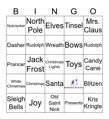 Holiday Bingo  Bingo Card