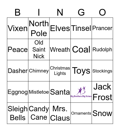 Holiday Bingo  Bingo Card