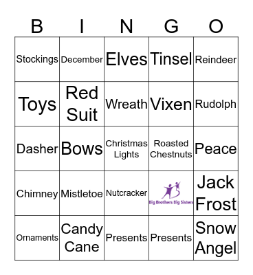 Holiday Bingo  Bingo Card