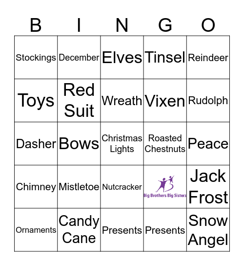 Holiday Bingo  Bingo Card