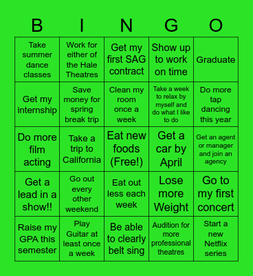 Dez's 2023 BINGO Card