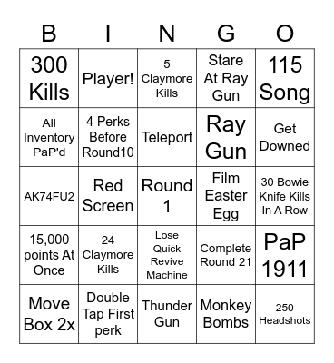 Kino Der Toten BINGO Card