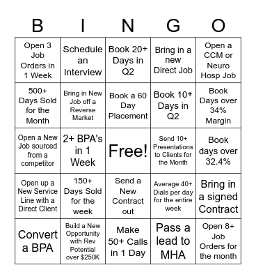 IMSS March AM BINGO Card