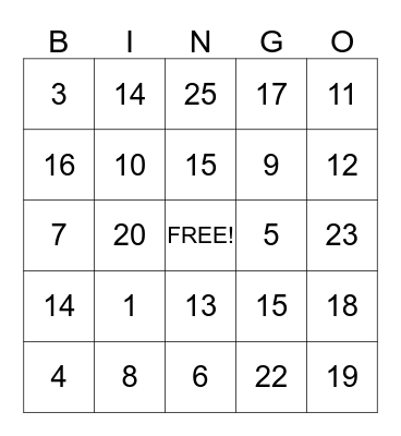 VALENTINE'S Bingo Card