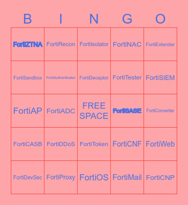 TEST !!!!! Bingo Card