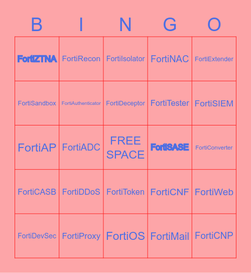 TEST !!!!! Bingo Card