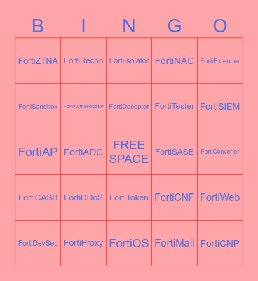 TEST !!!!! Bingo Card